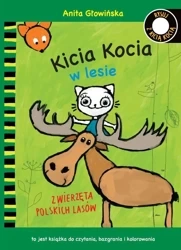 Kicia Kocia w lesie. Kolorowanka - Anita Głowińska, Anita Głowińska