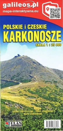 Mapa turystyczna - Polskie i czeskie Karokonosze - praca zbiorowa