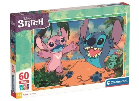 Puzzle 60 Maxi Super Kolor Stitch - Clementoni