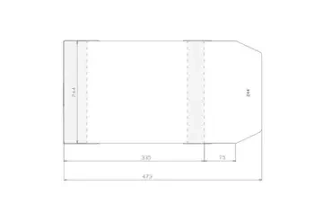 Okładka regulowana 244x410mm (50szt) - Sztapel