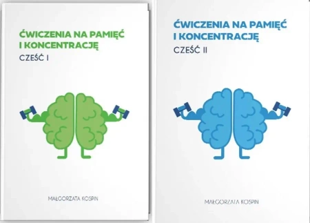 Ćwiczenia na pamięć i koncentrację cz.1-3 Pakiet Małgorzata Kospin - Małgorzata Kospin