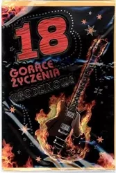 Karnet 18-stka naklejany 3D nr 002 + koperta - Panorama