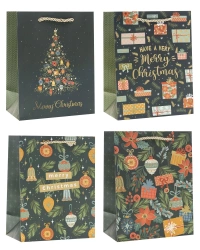 Torebka prezentowa S Boże Narodzenie mix - Rozette