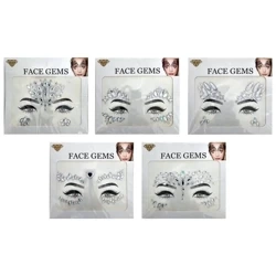 Diamentowe naklejki na twarz MIX - Ziemia Obiecana