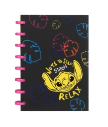 Kołobrulion A5 Disney Black Stitch big ring 100 kartek wzór 1 - PATIO