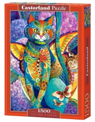 Puzzle 1500 Kocia fiesta CASTOR - Castorland