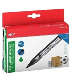 Marker permanentny 2,0/3,0mm zielony (12szt) - MP Main Paper