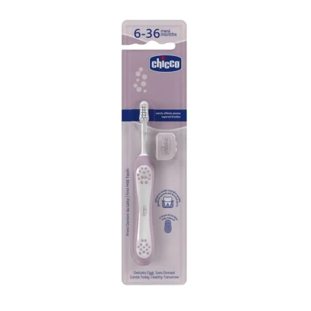 Szczoteczka do zębów lila 6-36m - Chicco