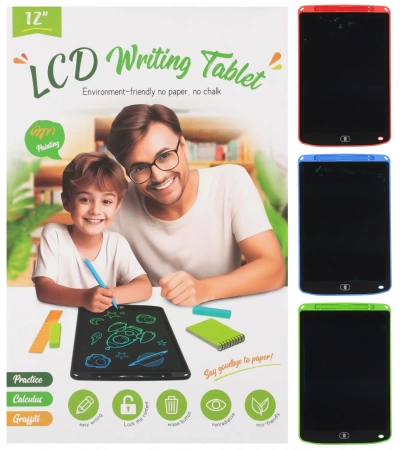 Tablica CiekŁokrystaliczna Na Baterie z Akcesoriami Mix Mega Creative 571551