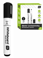 Marker suchościeralny czarny (12szt) - INTERDRUK