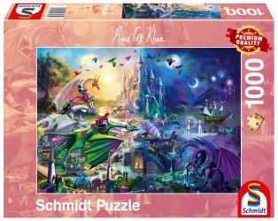 Puzzle 1000 PQ Rose Cat Khan Smoczy konkurs 111727 - Schmidt Puzzle