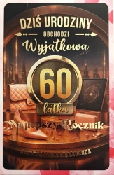 Karnet z wymiennymi rocznikami 60 damska - YEKU