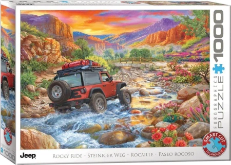 Puzzle 1000 Jeep Rocky Ride by C.Bigelow 6000-5998 - Eurographics