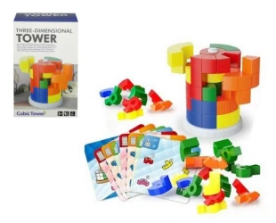 Gra z klocków wieża – rozsyp klocki i ułóż wieżę - SWEDE