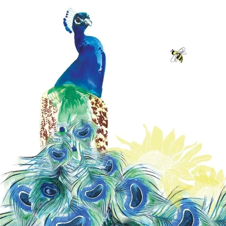 Karnet Swarovski kwadrat CL1235 Paw - Clear Creations