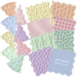 Scieżka sensoryczna pastelowa 16 elementów - Askato