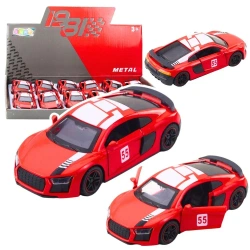 Samochód sportowy metalowy z napędem 1:43 - Leantoys