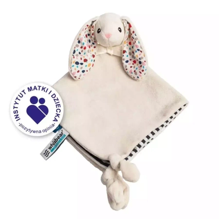 Przytulanka Króliczek DouDou kremowa - Whisbear