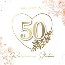 Zaproszenie Rocznica Ślubu (5szt) - Armin Style