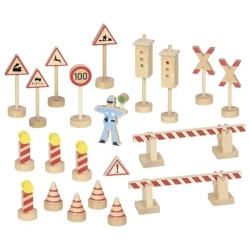 Zestaw znaków drogowych Policjant Ole - Goki