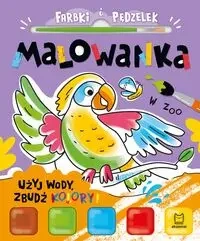 Farbki i pędzelek. Malowanka. W zoo - Anna Podgórska