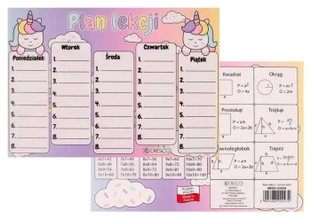 Plan lekcji A5 Jednorożec (25szt) - Cresco