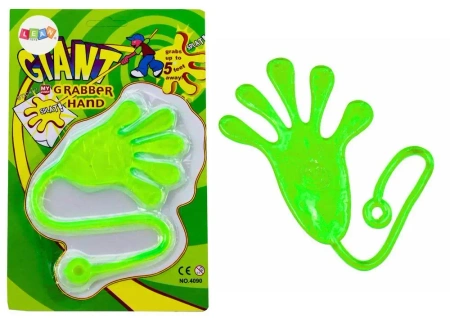Glut slime lepka rączka zielona - Leantoys