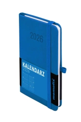 Kalendarz 2026 B6 Memofix TDW niebieski - -