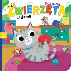 Duże puzzle. Zwierzęta w domu - Bogusław Michalec