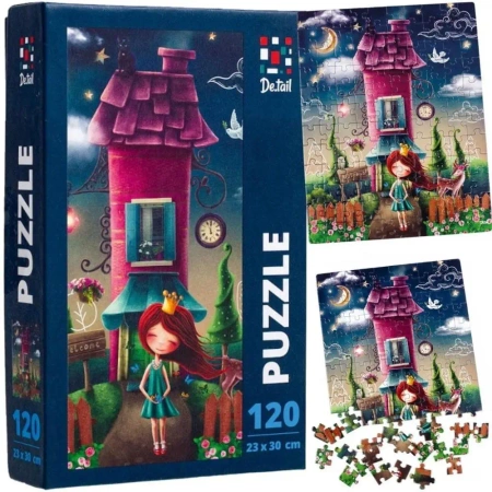 Puzzle 120 Magiczny dom księżniczki - Roter Kafer