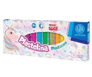 Plastelina Jednorożec 12 kolorów ASTRA - ASTRA papiernicze
