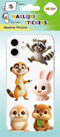 Naklejki Mobile Cute Animals 90x205 HAPPY COLOR - GDD