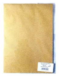 Karton brokatowy obustronny złoty 23x33cm 5 ark - Galeria Hobby