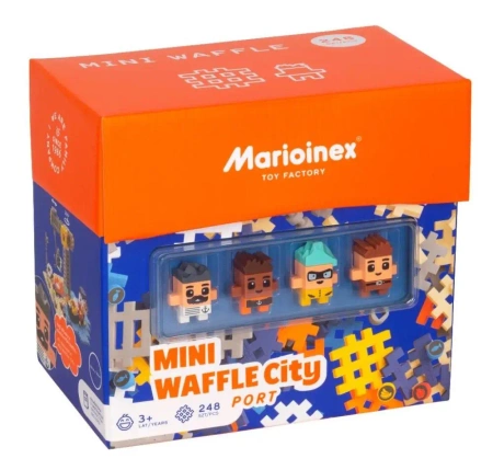 Mini Waffle 248 elementów Port - Marioinex