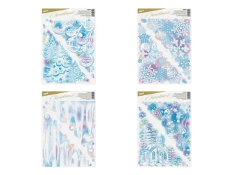 Naklejka BN brokat 30x42cm MIX - MFP