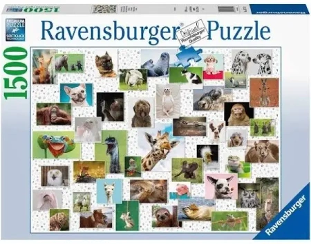 Puzzle 1500 elementów. Zabawne zwierzęta
