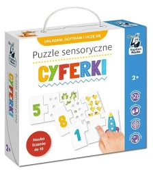 Kapitan Nauka. Puzzle sensoryczne. Cyferki - Hellich Malwina
