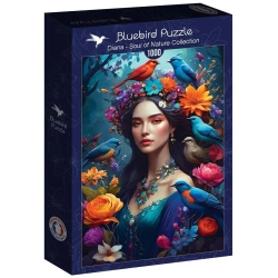 Puzzle 1000 Kolekcja natury - Diana - Bluebird Puzzle