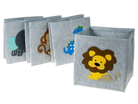 Pojemnik filcowy 29x29x29cm MIX - ADAR