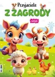 Kolorowanka z naklejkami - Przyjaciele z zagrody - praca zbiorowa
