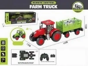 Traktor z przyczepą R/C światło - Madej