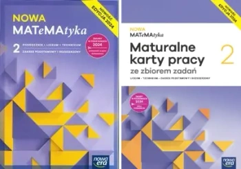 NOWA MATeMAtyka 2 Podręcznik + Maturalne karty pracy zakres roszerzony - Wojciech Babiański, Lech Chańko, Joanna Czarnowska, Grzegorz Janocha, Dorota Ponczek, Jolanta Wesołowska