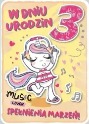 Karnet Urodziny 3 GM-686 - Armin Style