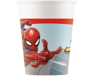 Kubeczki papierowe Spiderman 200ml 8szt - Godan