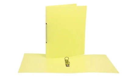 Segregator A4 PP 2cm 2R pastel żółty - Biurfol