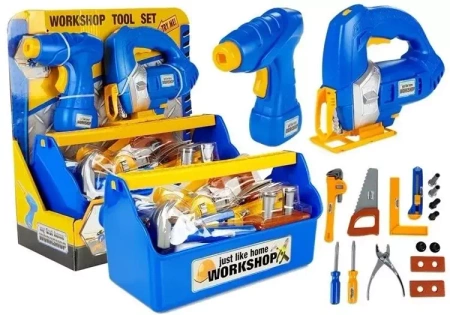 Zestaw narzędzi w skrzynce - Leantoys