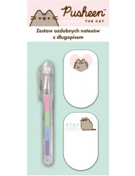 Zestaw mini długopis + notes 2 sztuki Pusheen - ST-MAJEWSKI