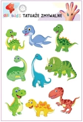 Tatuaże zmywalne dla dzieci Dinusie 1 - All4Kids