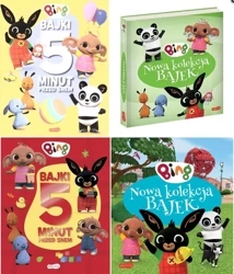 Pakiet Bing Nowa kolekcja bajek 1-2 + Bajki 5 minut przed snem 1-2 - Opracowanie zbiorowe
