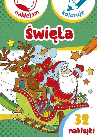 Naklejam i koloruję. Święta - Anna Wiśniewska